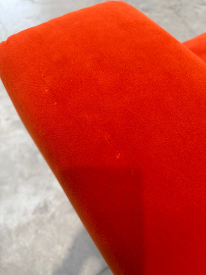 John Lewis Mellow LHF Corner Sofa  Plush Velvet Paprika Easy Clean