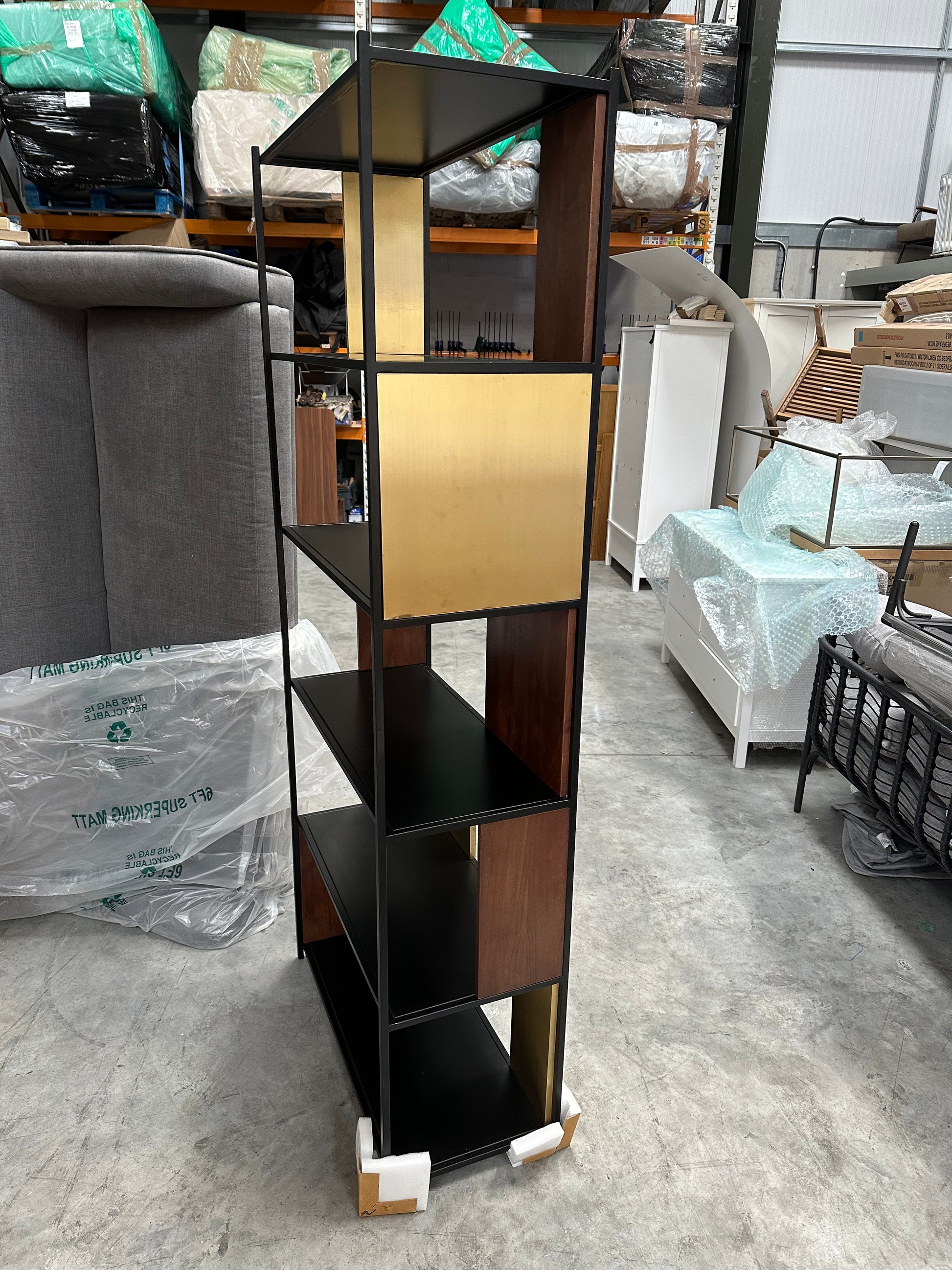 Swoon John Lewis + Swoon Brunel Shelving Unit, Brown