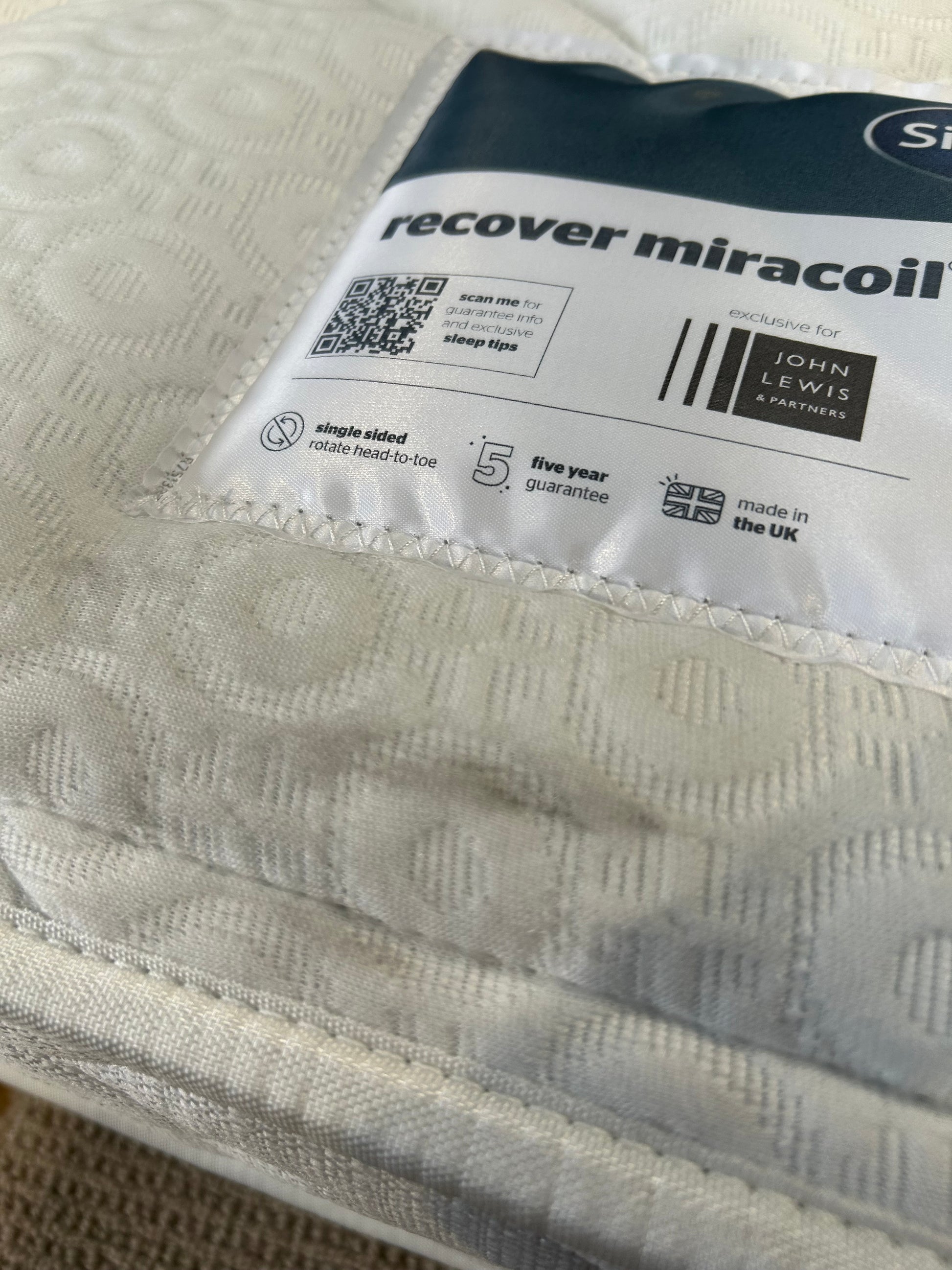 Silentnight Recover Miracoil Comfort Double 135 Mattress