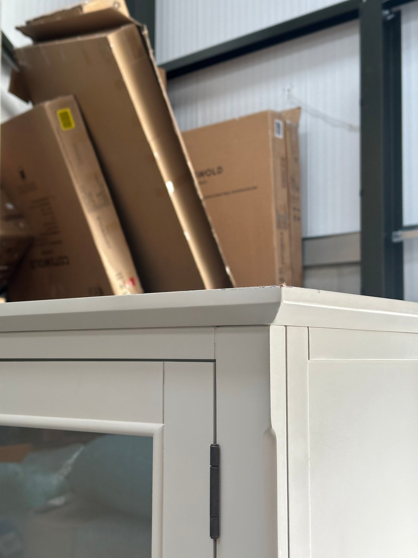 John Lewis Foxmoor Display Cabinet, FSC-Certified, Oak & Cream