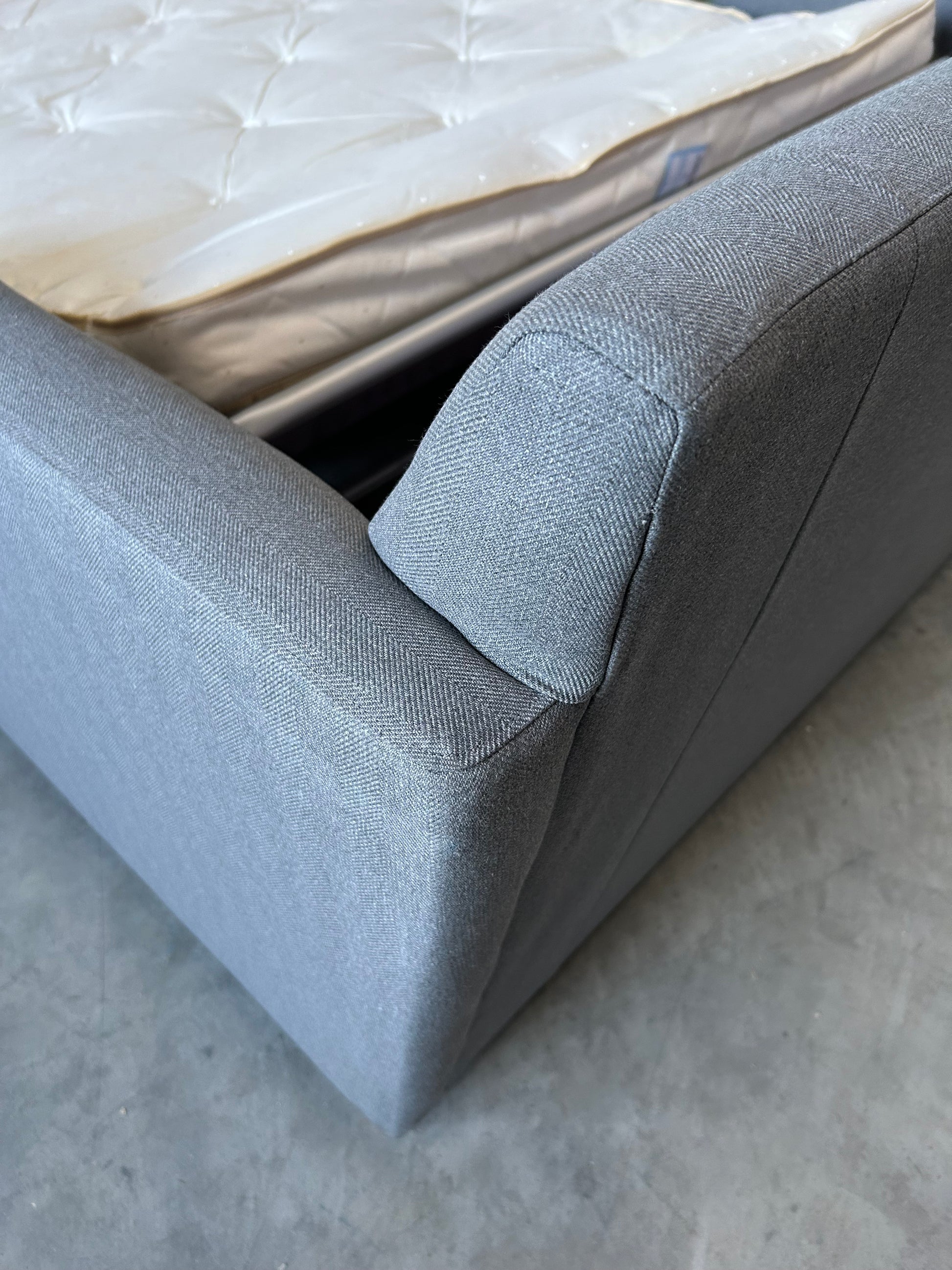 John Lewis Bailey II Double Sofa bed Soft Weave Steel