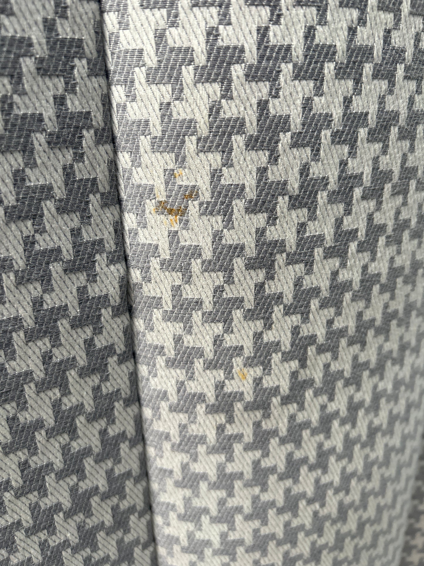 Vispring Portia Full Depth Upholstered Headboard, Super King Size, Houndstooth Steel