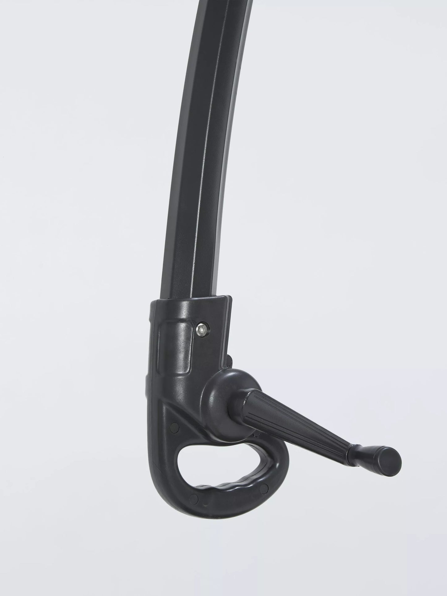 John Lewis Aluminium Wind-Up Parasol, 3 x 2m, Grey