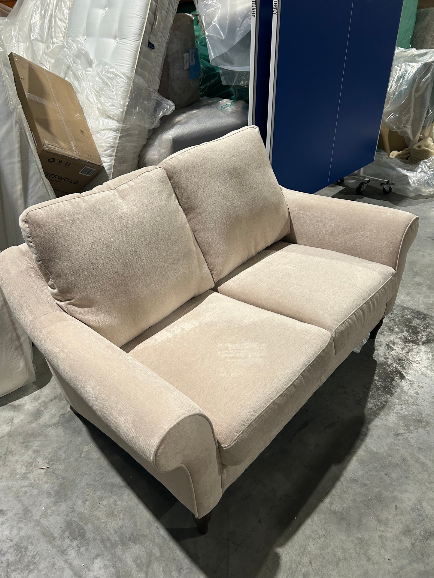 John Lewis Camber Small 2 Seater Sofa Aquaclean Titan Natural