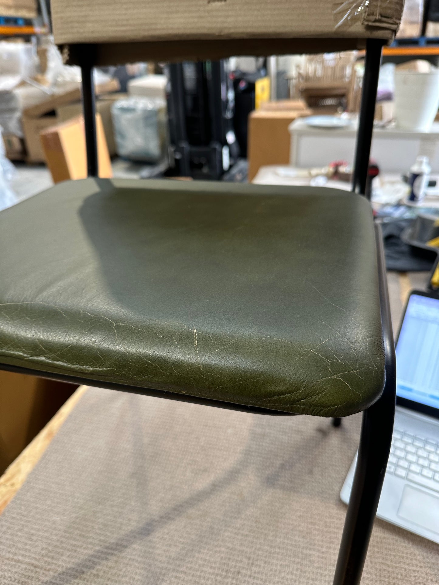 nkuku Iswa Dining Chair, Green