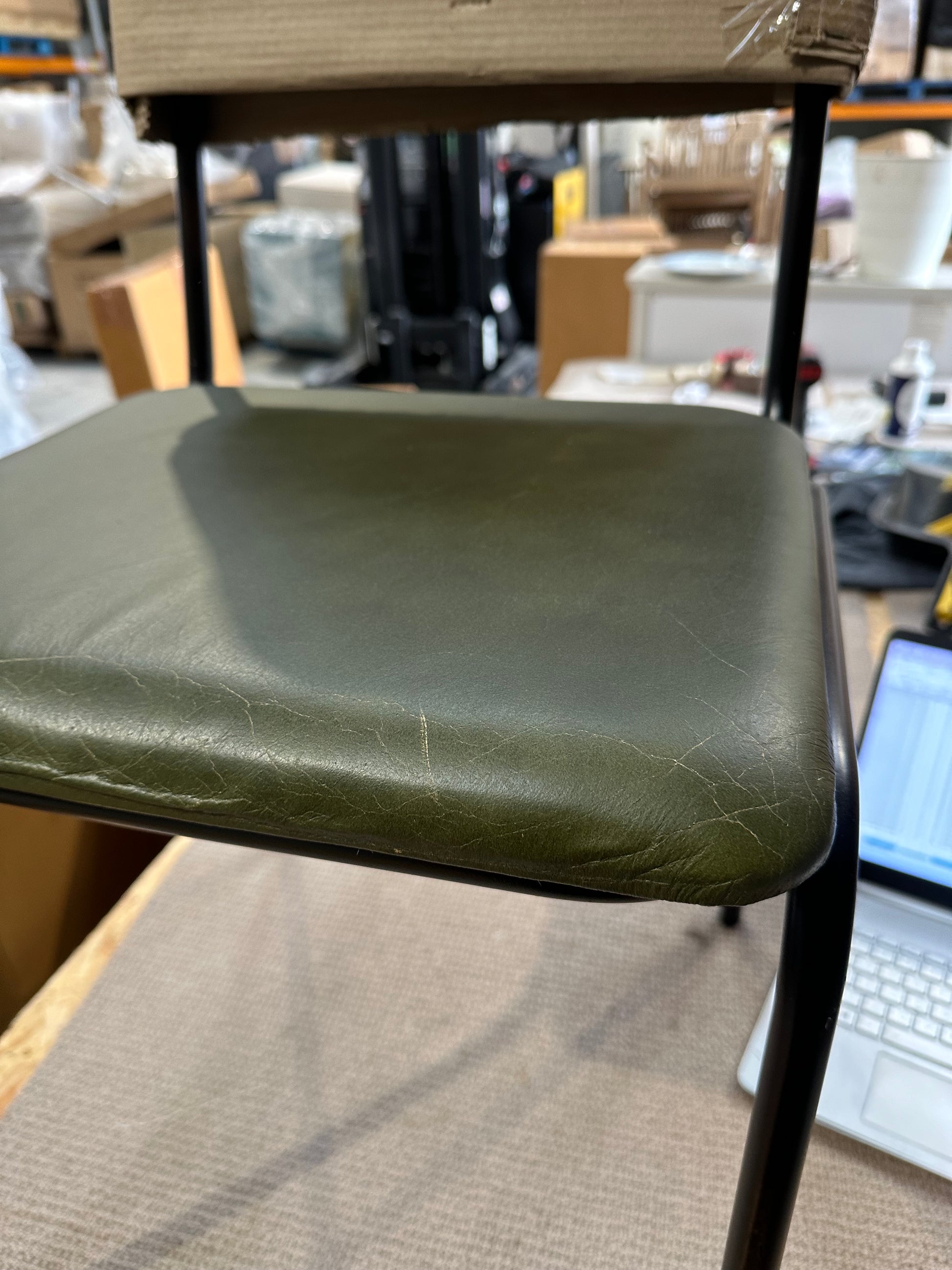 nkuku Iswa Dining Chair, Green