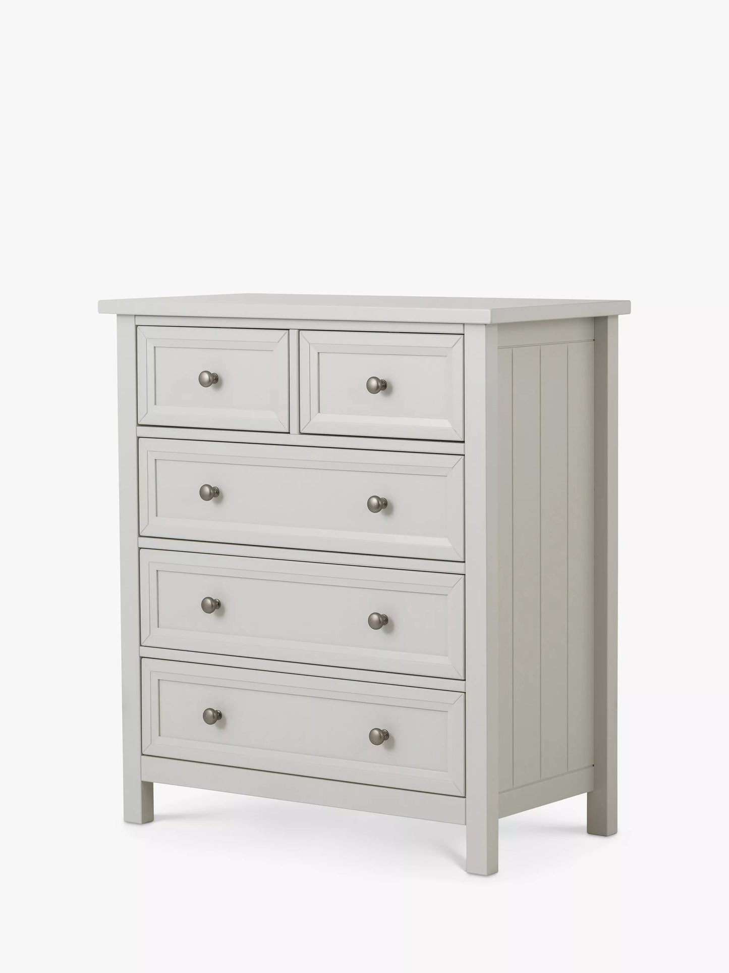 Julian Bowen Maine 5 Drawer Chest Grey