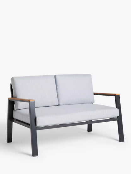 John Lewis Platform 4-Seater Garden Lounging Set, Grey