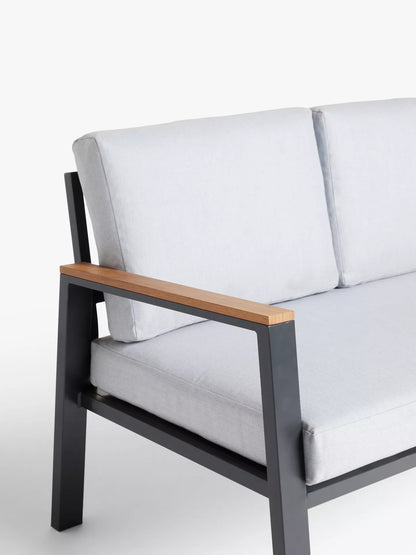 John Lewis Platform 4-Seater Garden Lounging Set, Grey