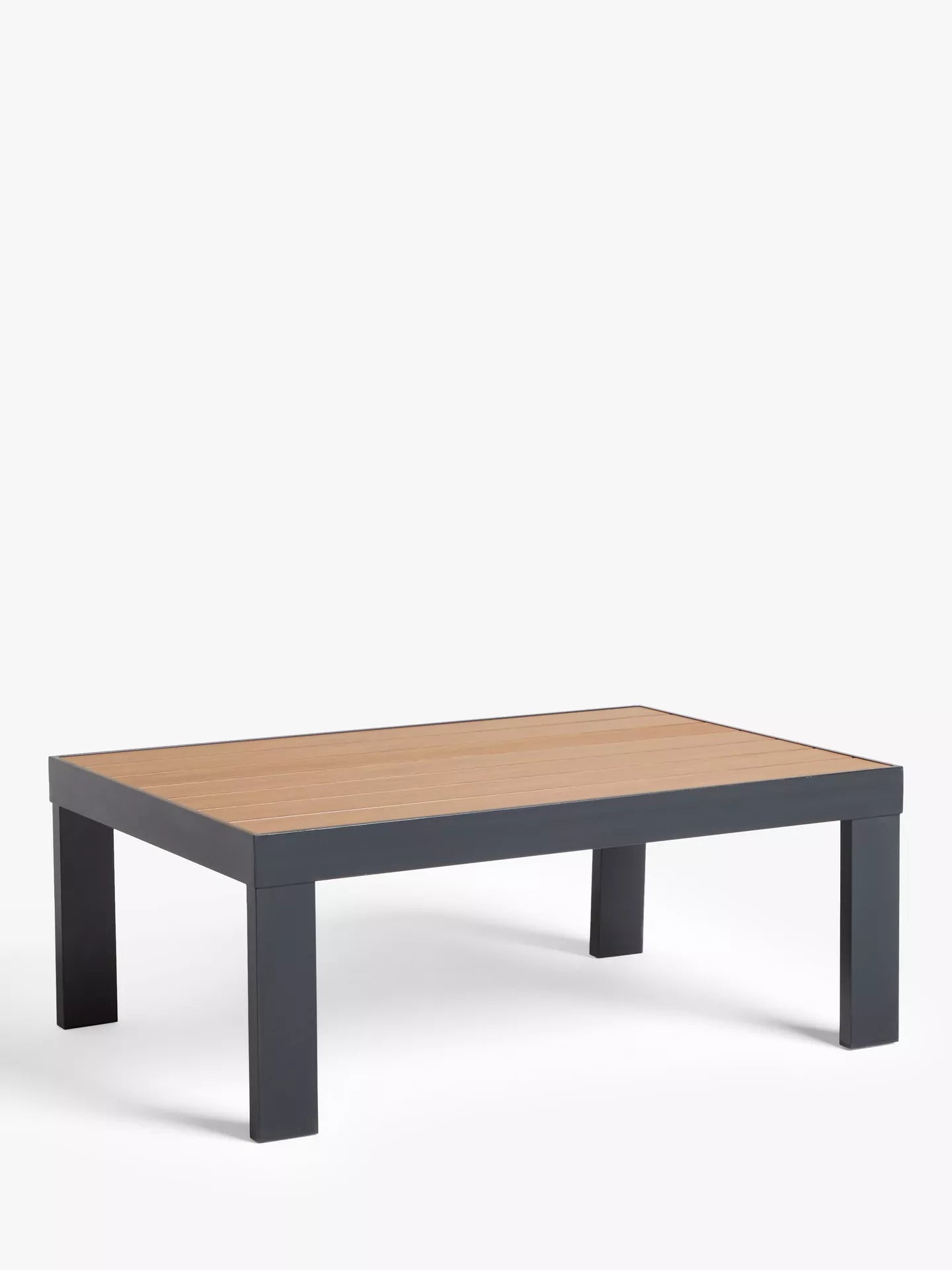 John Lewis Platform 4-Seater Garden Lounging Set, Grey