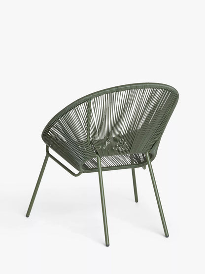John Lewis Salsa Garden Chair, Set of 2, Avocado Green