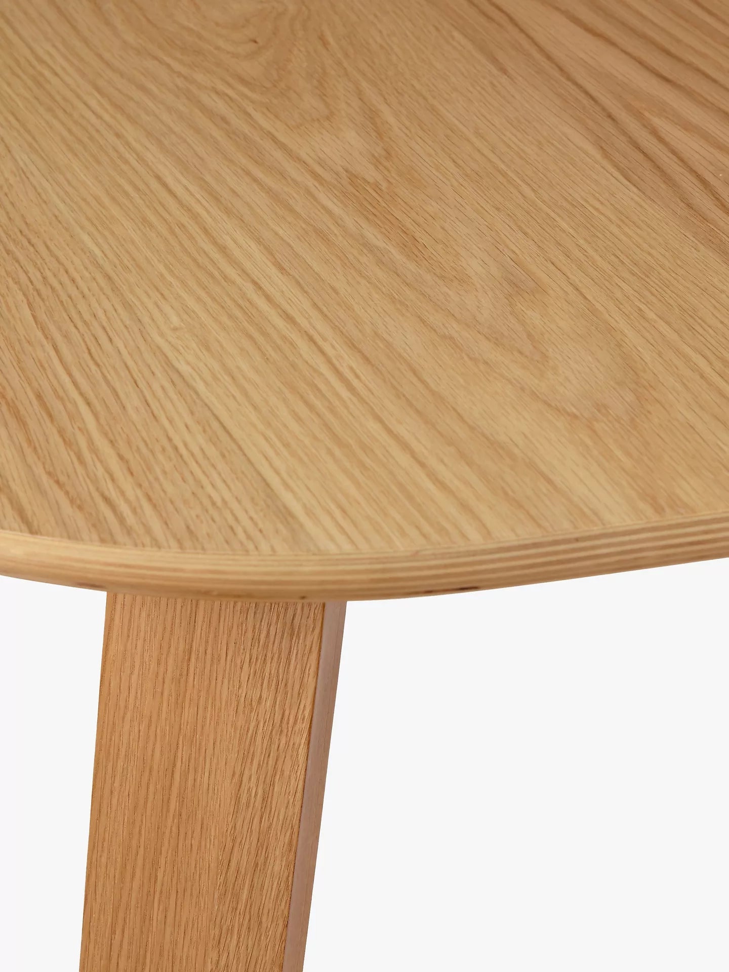 John Lewis ANYDAY Anton 6-8 Seater Extending Dining Table, Oak