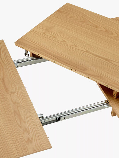 John Lewis ANYDAY Anton 6-8 Seater Extending Dining Table, Oak 