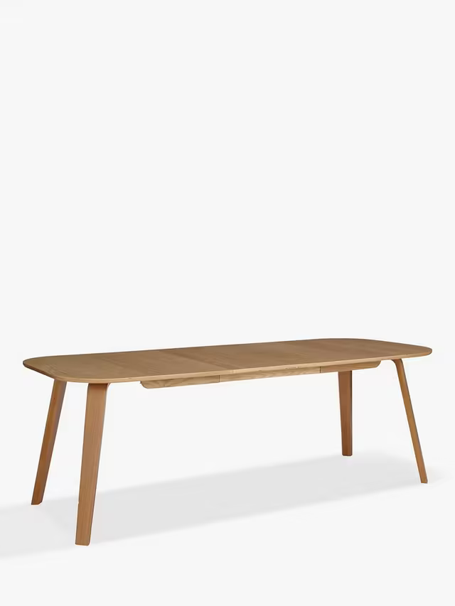 John Lewis Anton 6-8 Seater Extending Dining Table, Oak