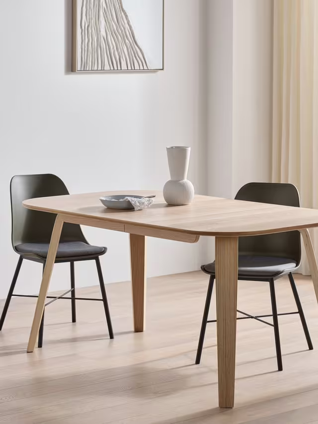 John Lewis Anton 6-8 Seater Extending Dining Table, Oak
