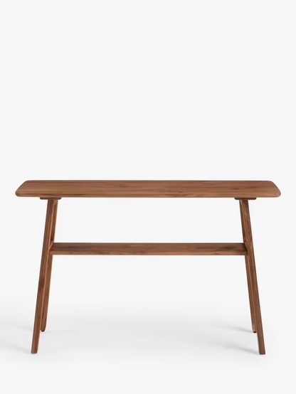 John Lewis Cara Console Table, American Black Walnut
