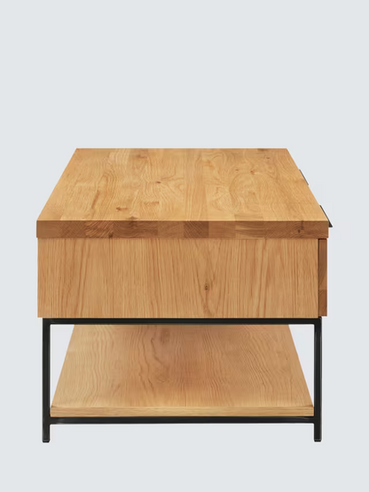 John Lewis Calia Storage Coffee Table, Oak