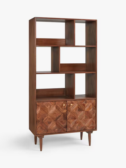 Swoon John Lewis + Swoon Franklin Shelving Unit, Dark Brown