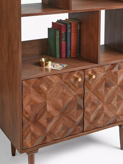 Swoon John Lewis + Swoon Franklin Shelving Unit, Dark Brown