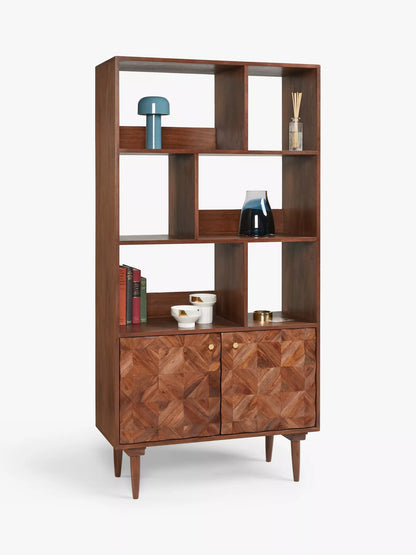 Swoon John Lewis + Swoon Franklin Shelving Unit, Dark Brown