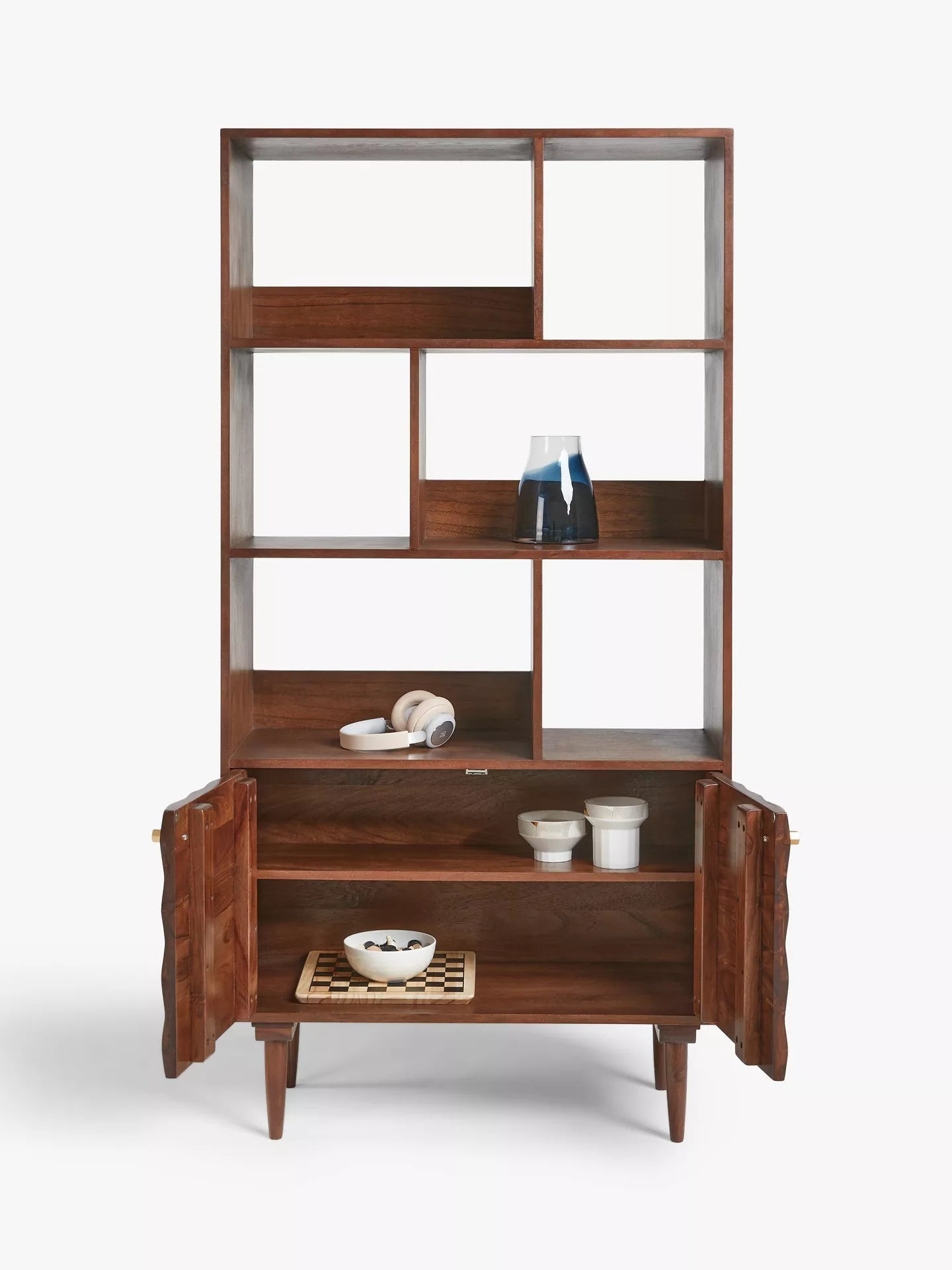 Swoon John Lewis + Swoon Franklin Shelving Unit, Dark Brown