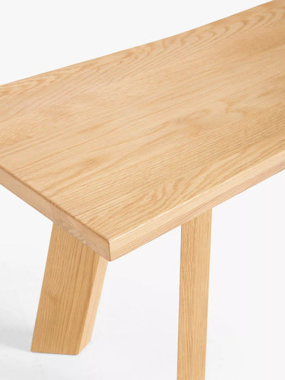 John Lewis Larsen Bench, Solid Oak
