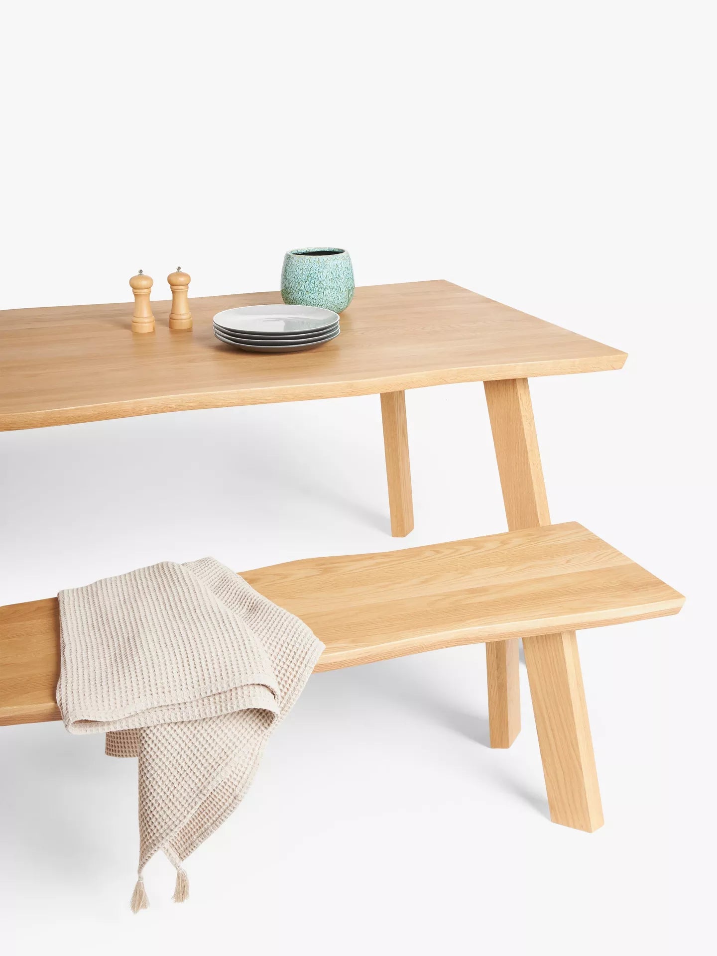 John Lewis Larsen Bench, Solid Oak