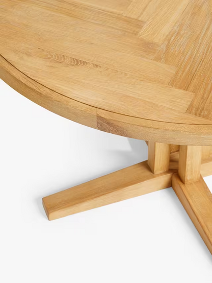 John Lewis Estate 4 Seater Round Dining Table Table, Natural