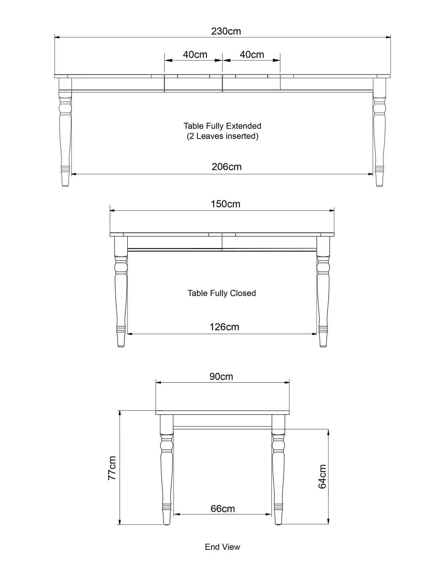 John Lewis Foxmoor 6-8 Seater Extending Dining Table, FSC-Certified (Acacia Wood)