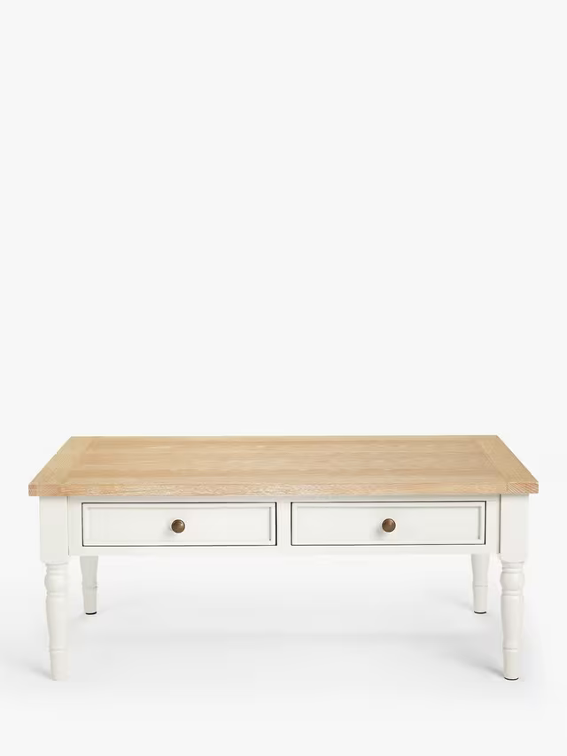 John Lewis Foxmoor Storage Coffee Table, FSC-Certified, Oak & Cream