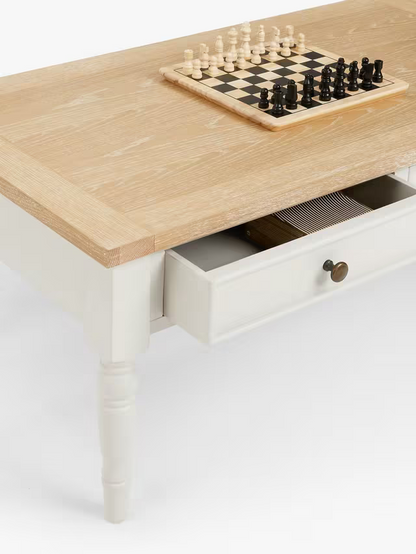 John Lewis Foxmoor Storage Coffee Table, FSC-Certified, Oak & Cream