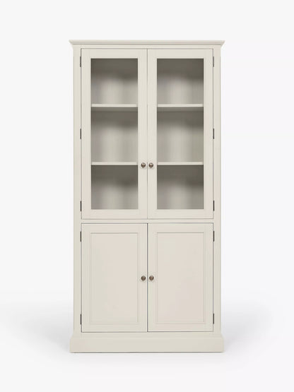 John Lewis Foxmoor Display Cabinet, FSC-Certified, Oak & Cream