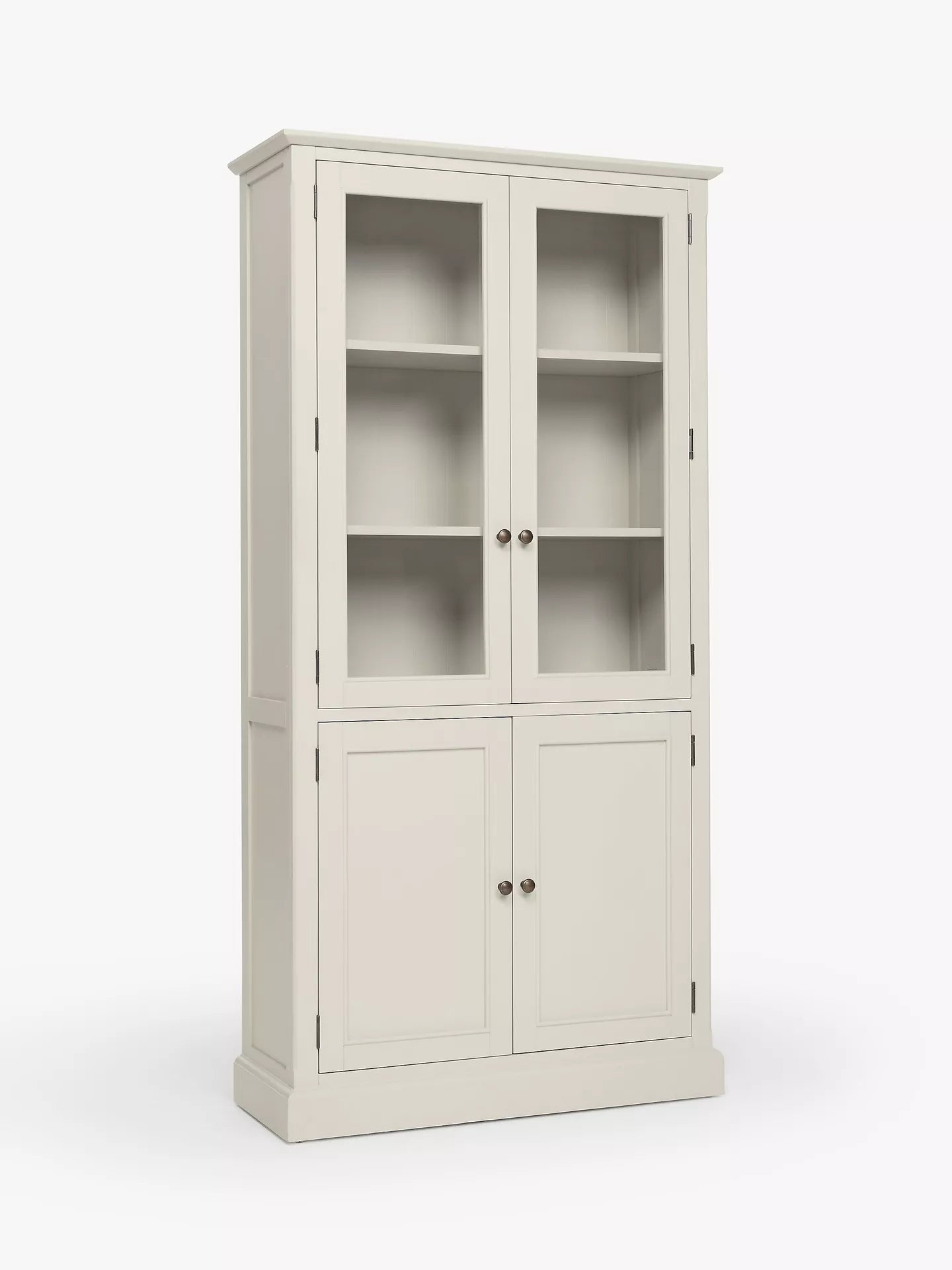 John Lewis Foxmoor Display Cabinet, FSC-Certified, Oak & Cream