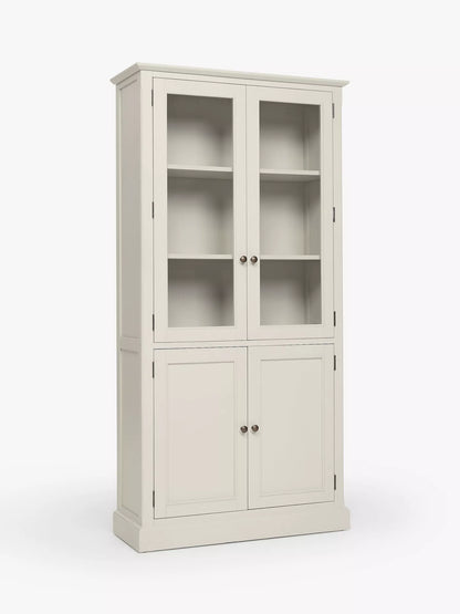 John Lewis Foxmoor Display Cabinet, FSC-Certified, Oak & Cream