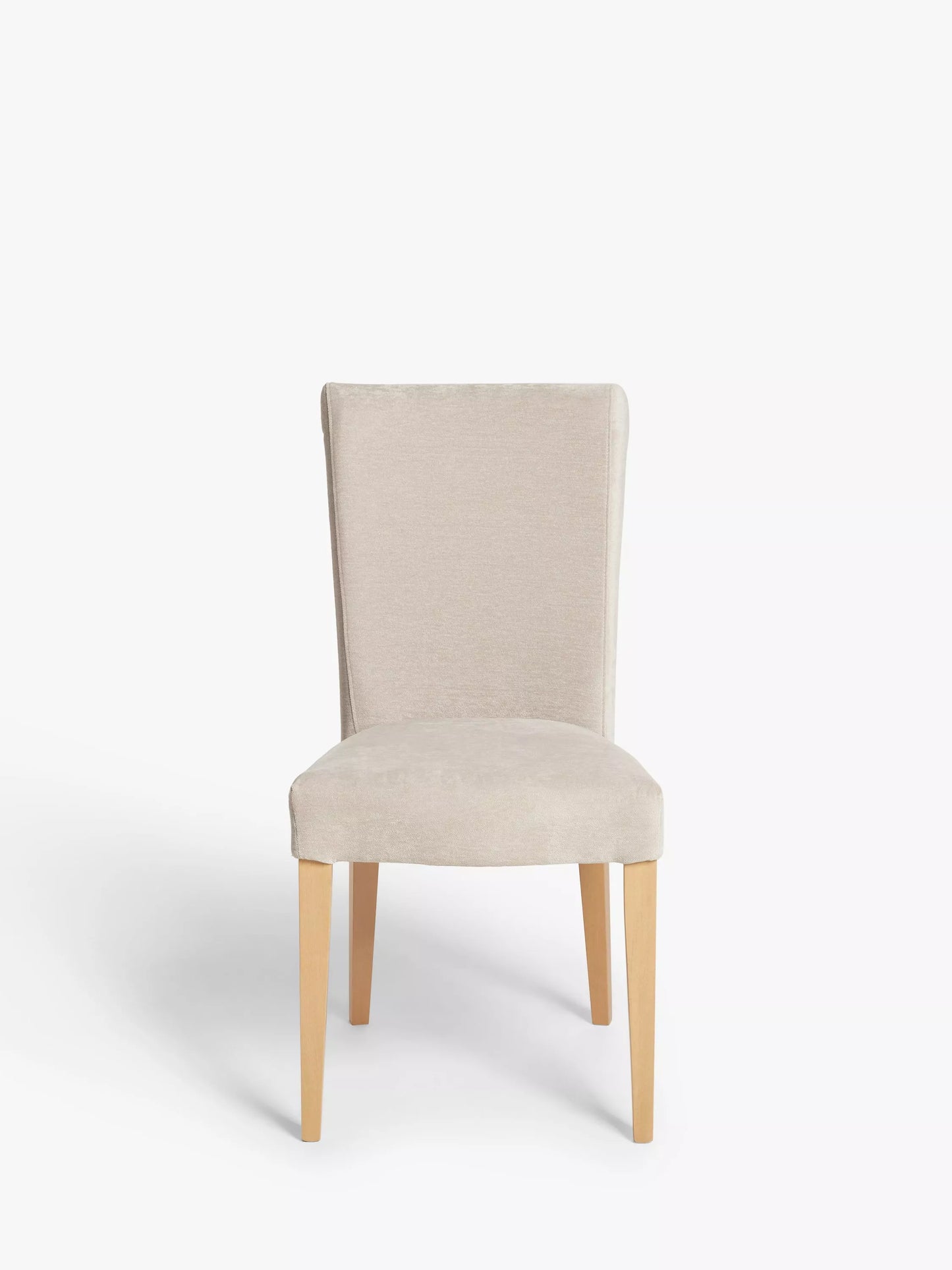 John Lewis Evelyn Dining Chair, Brushed Tweed Natural, FSC-Certified (Beech Wood)