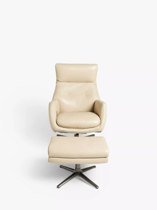 EASE REC CHAIR STONE LEATHER