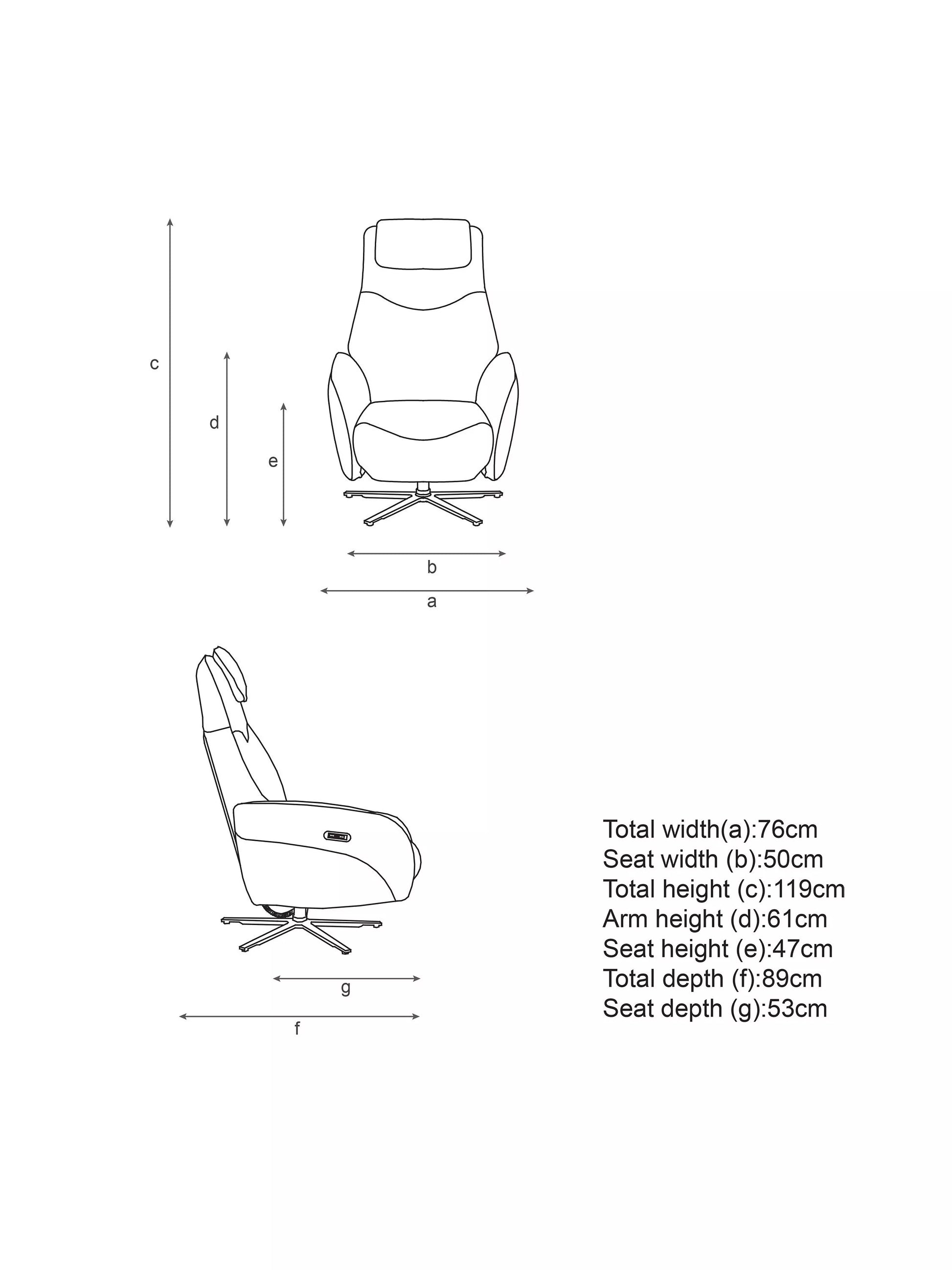 John Lewis Repose Zero Gravity Power Recliner Chair, Soft Weave Grey