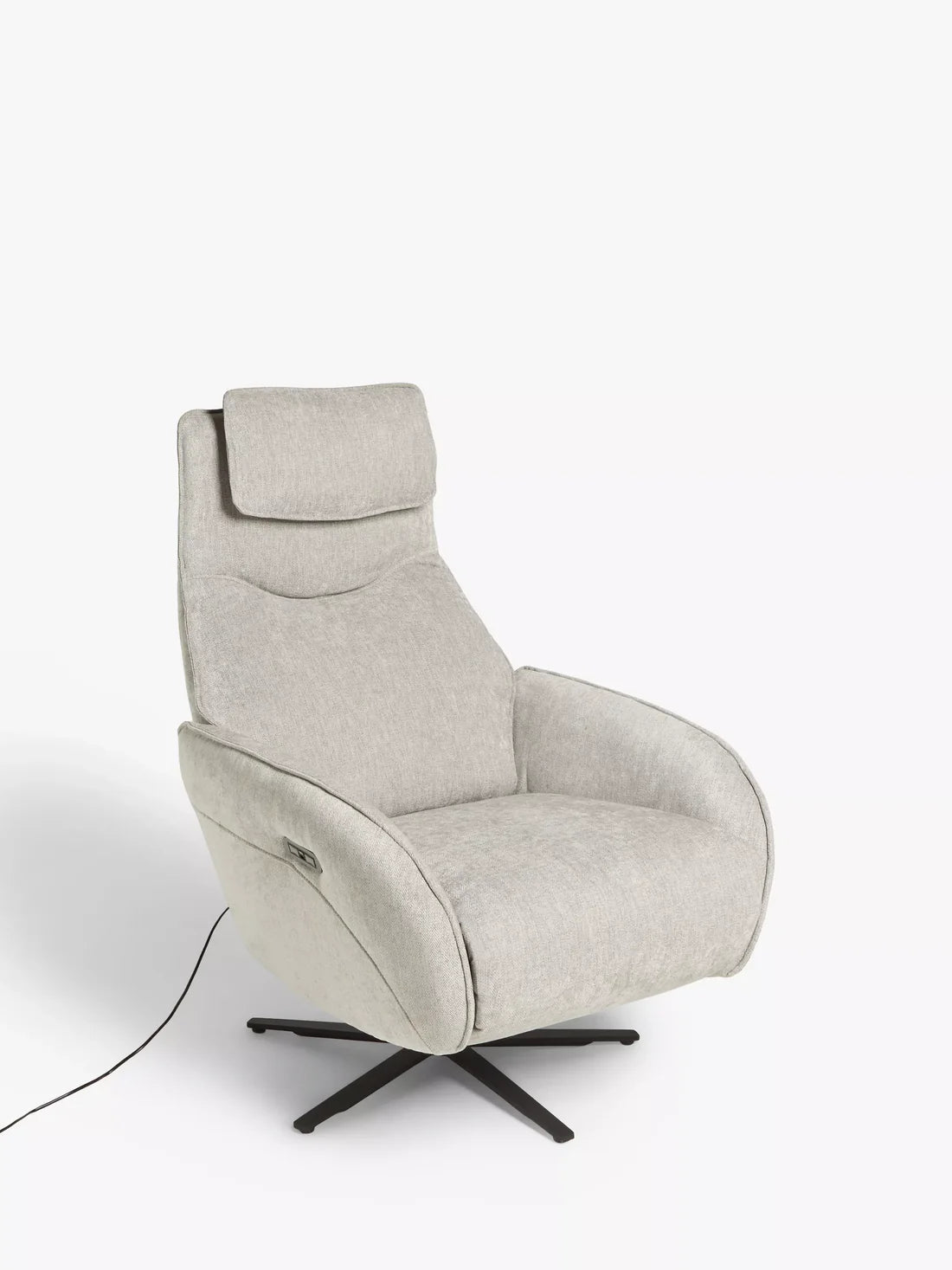John Lewis Repose Zero Gravity Power Recliner Chair, Soft Weave Grey