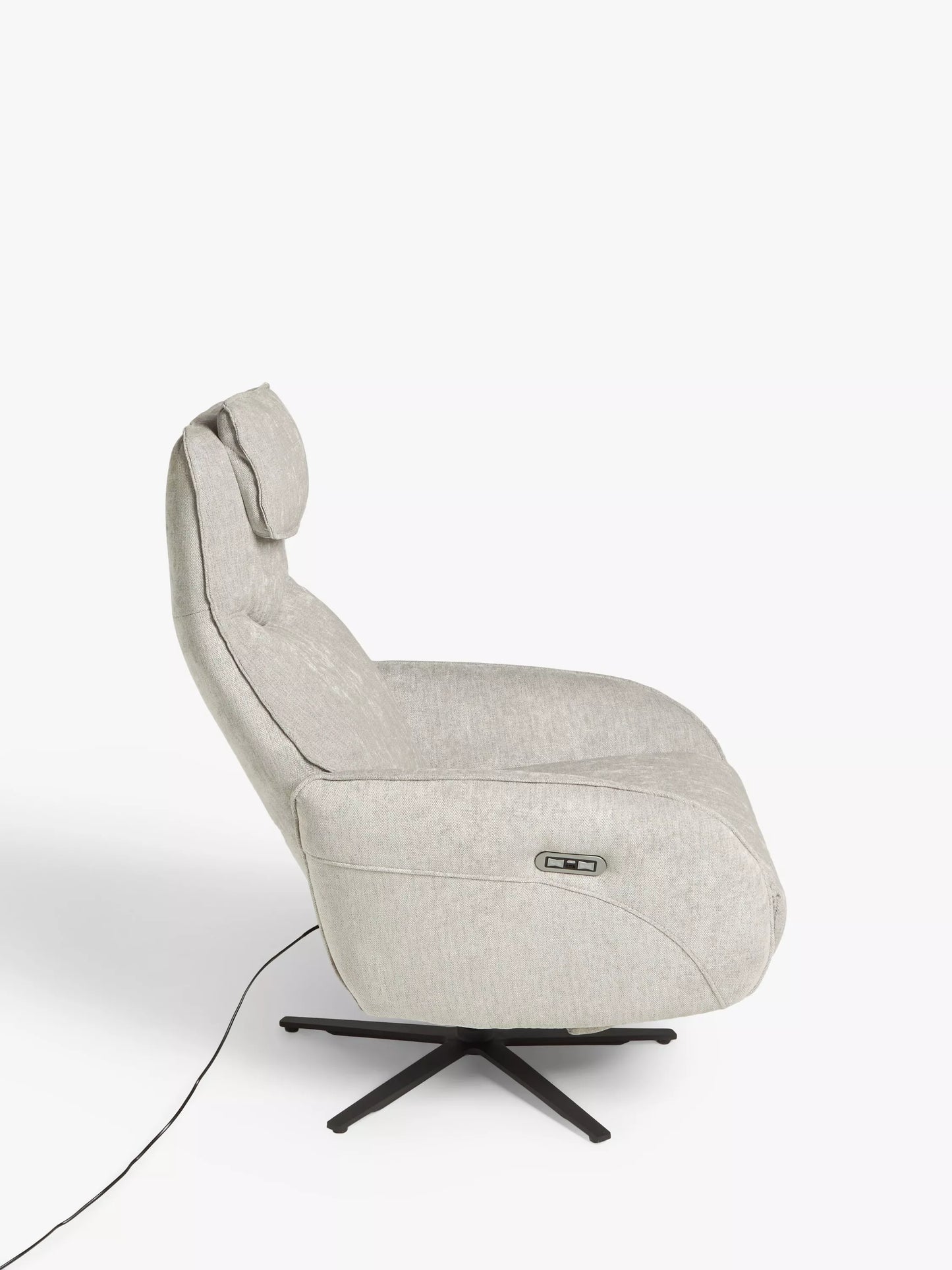 John Lewis Repose Zero Gravity Power Recliner Chair, Soft Weave Grey