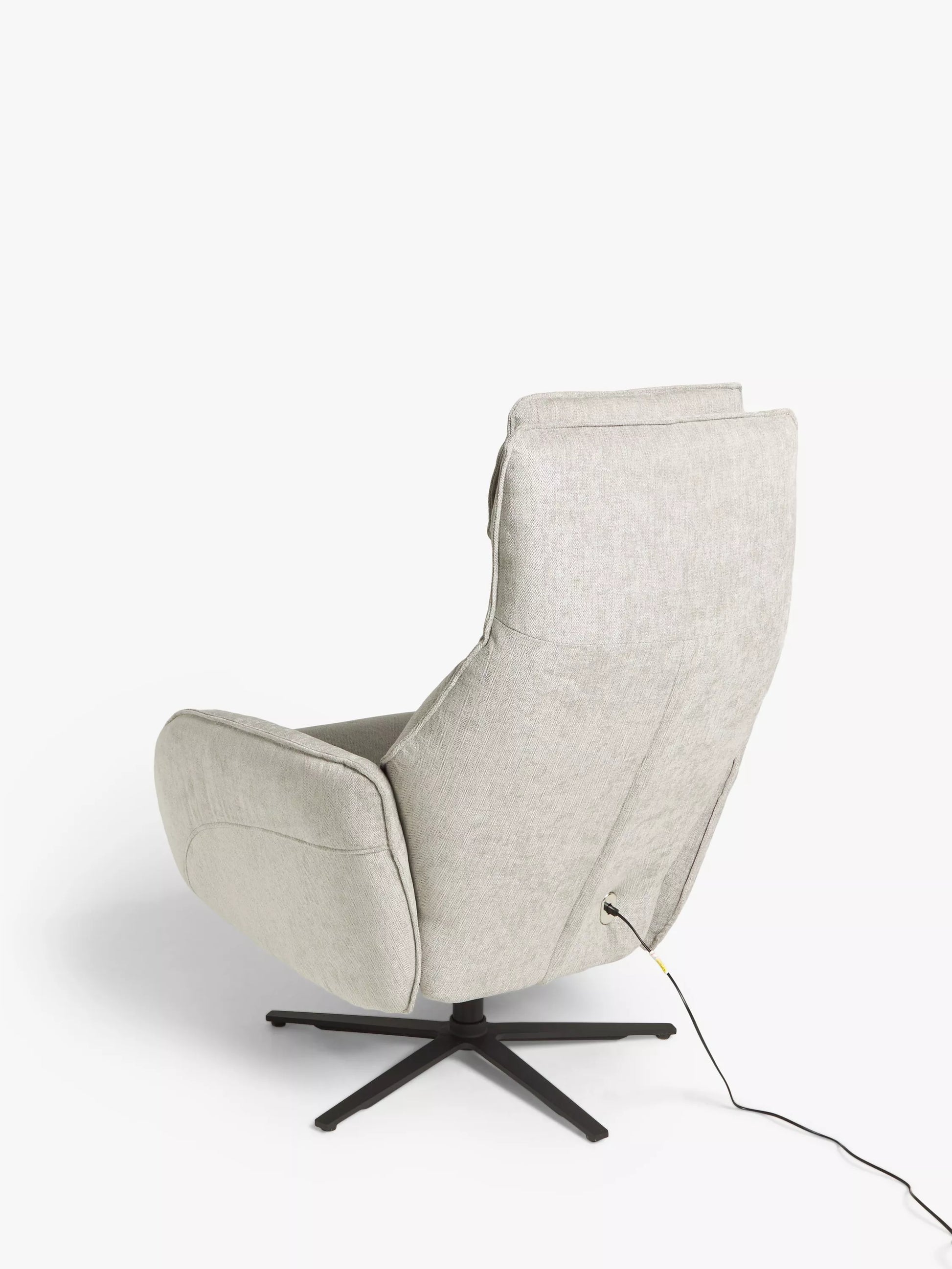 John Lewis Repose Zero Gravity Power Recliner Chair, Soft Weave Grey