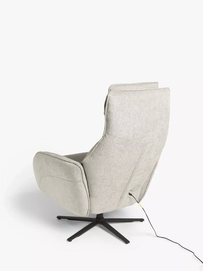 John Lewis Repose Zero Gravity Power Recliner Chair, Soft Weave Grey