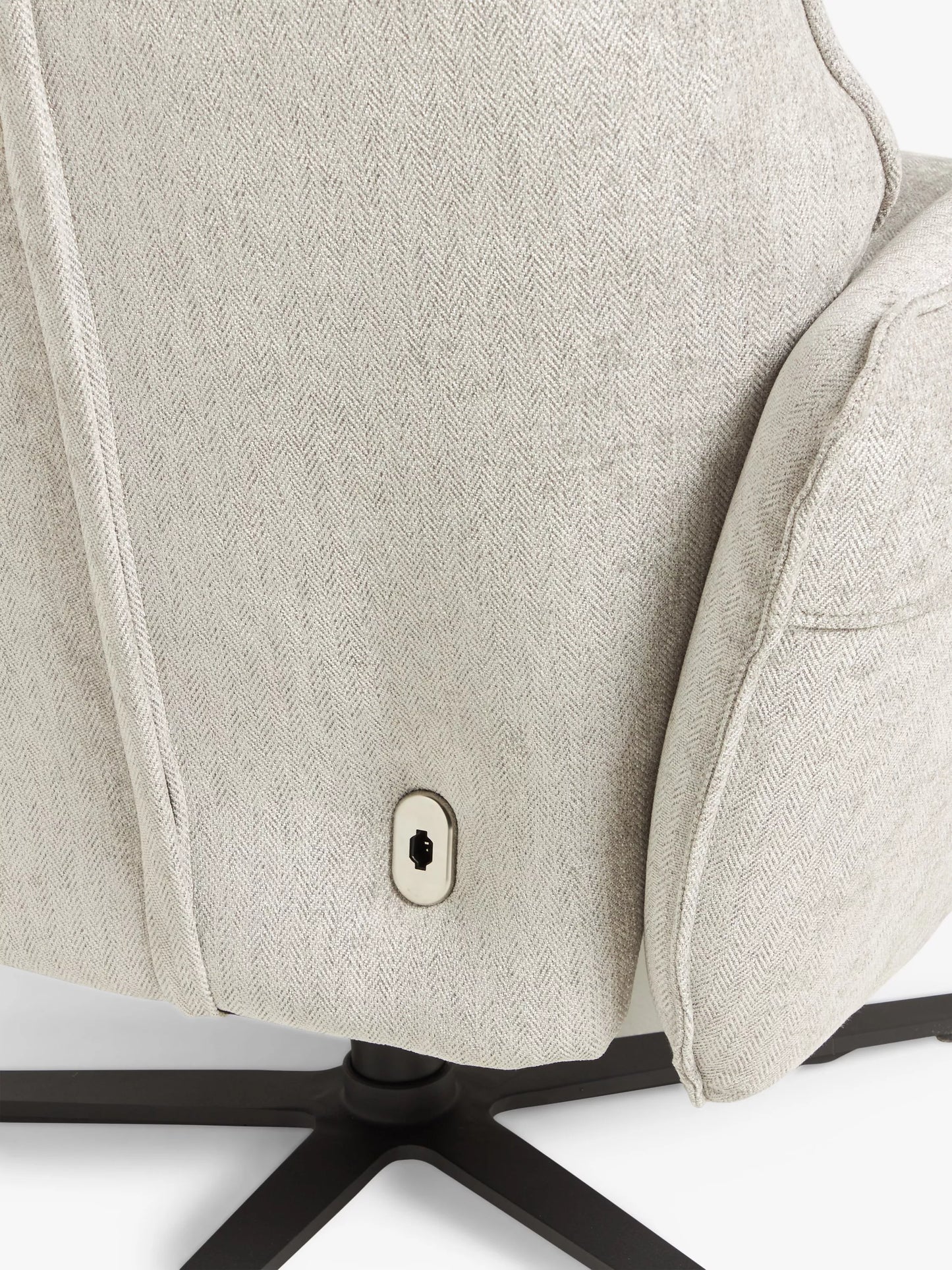 John Lewis Repose Zero Gravity Power Recliner Chair, Soft Weave Grey