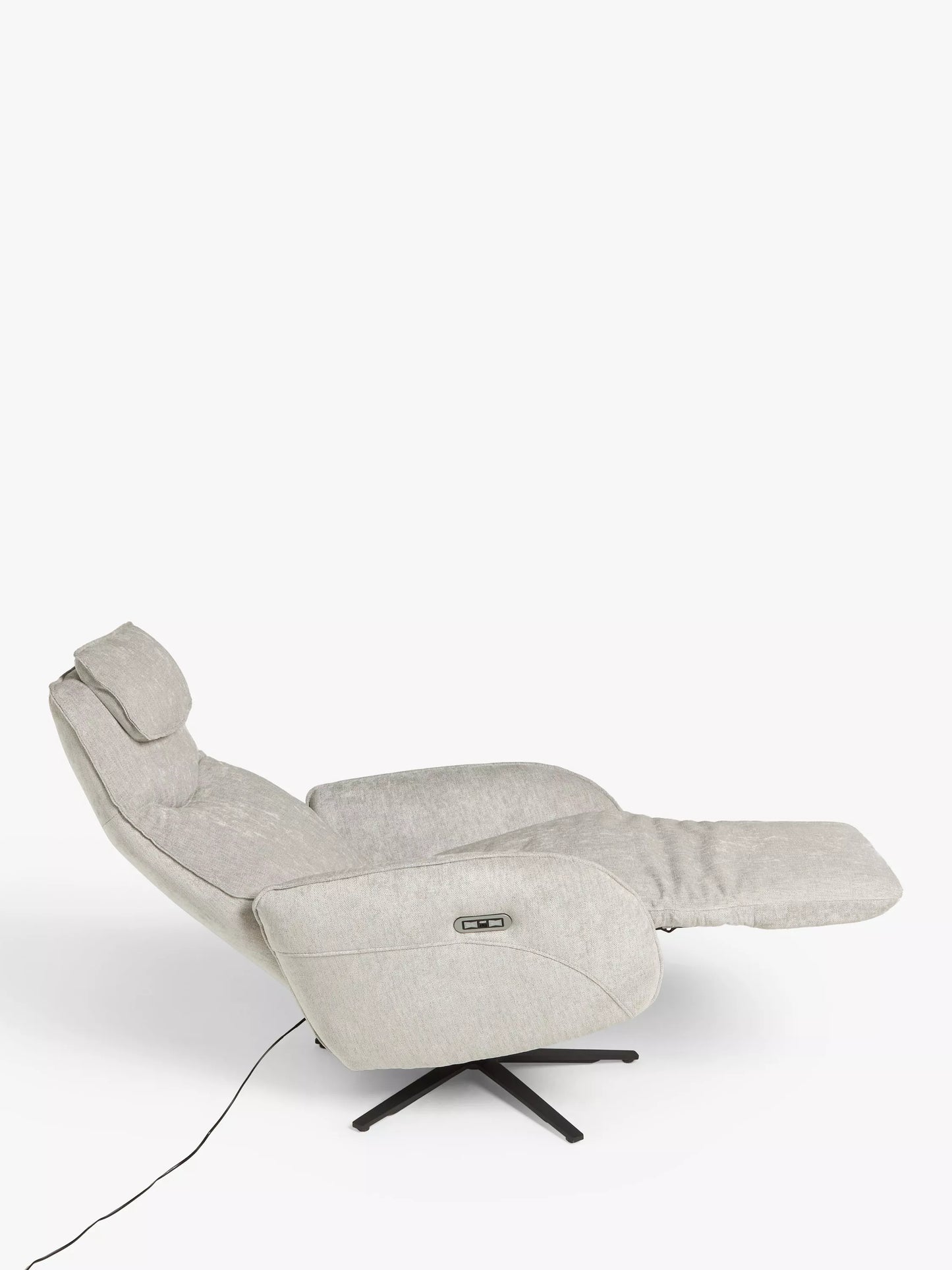 John Lewis Repose Zero Gravity Power Recliner Chair, Soft Weave Grey