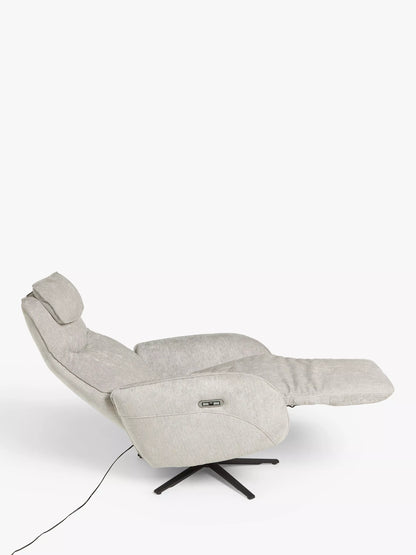 John Lewis Repose Zero Gravity Power Recliner Chair, Soft Weave Grey