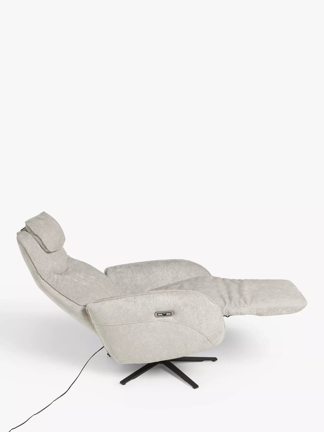 John Lewis Repose Zero Gravity Power Recliner Chair, Soft Weave Grey