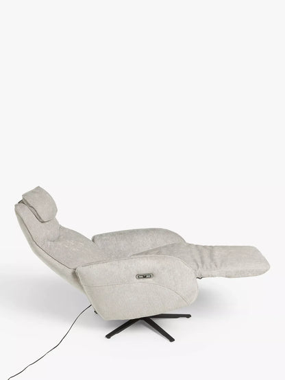 John Lewis Repose Zero Gravity Power Recliner Chair, Soft Weave Grey