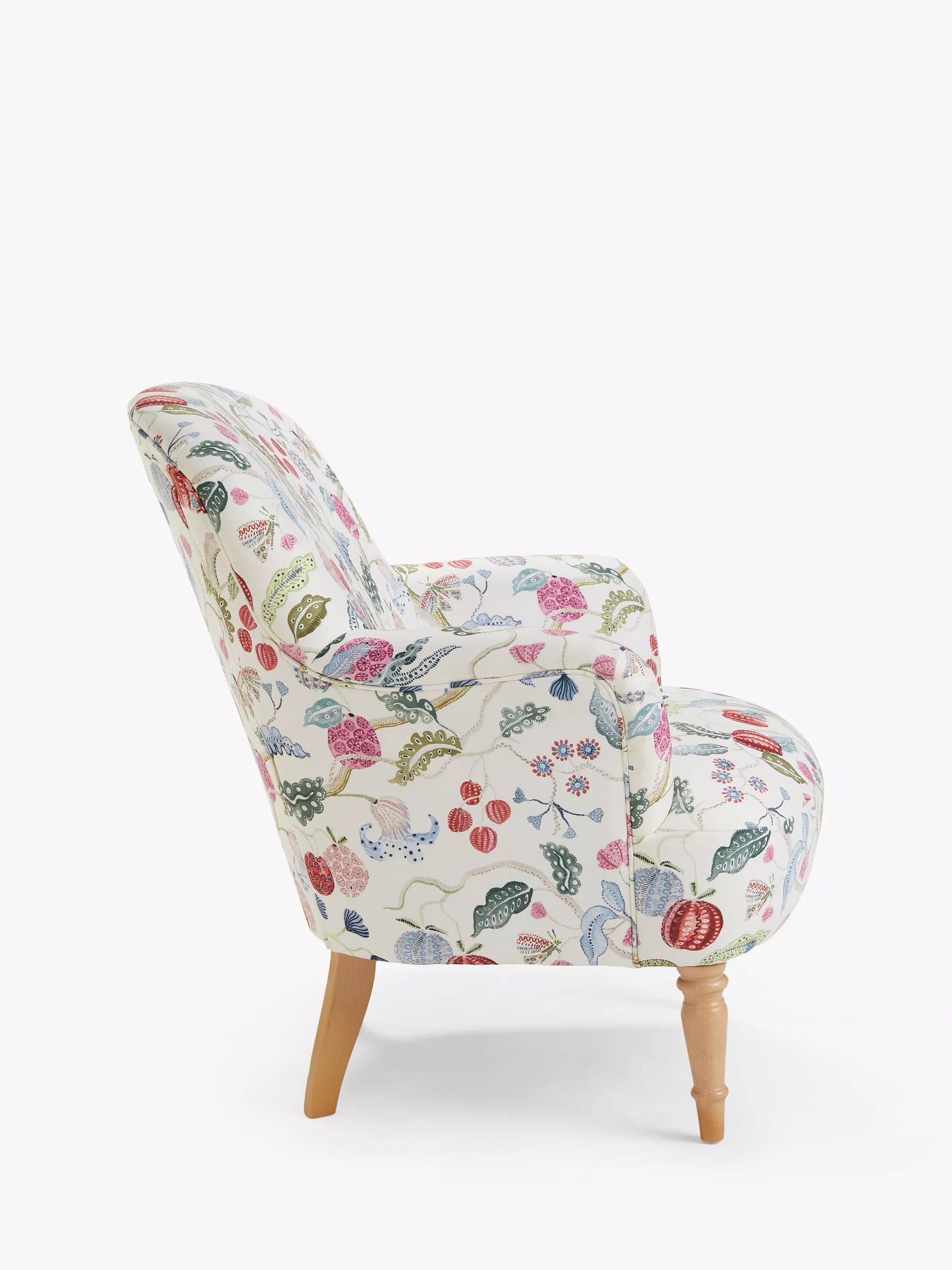 John Lewis Fireside Low Back Armchair, Light Leg