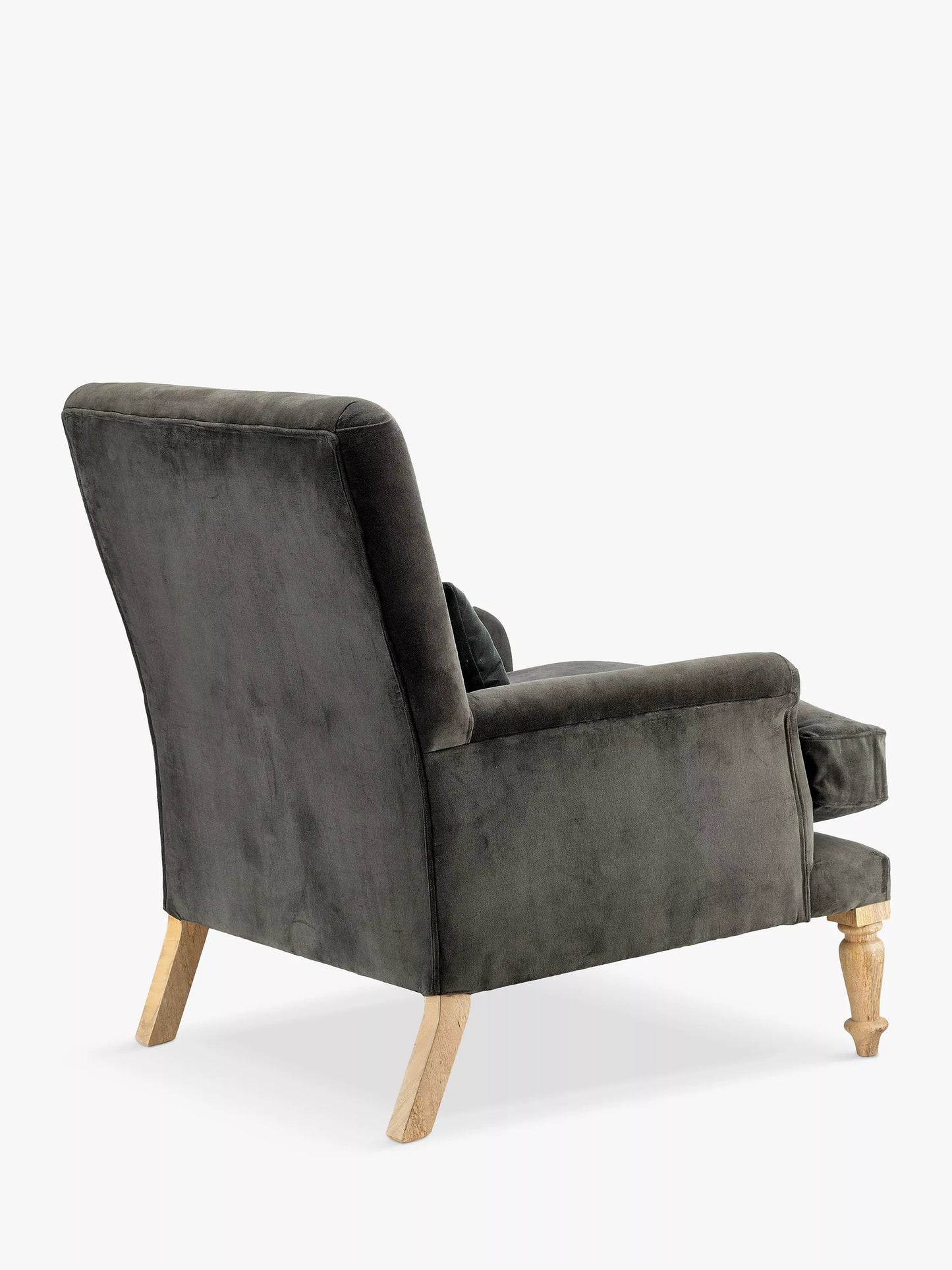 Nkuku Nalla Velvet Armchair  Moss Green