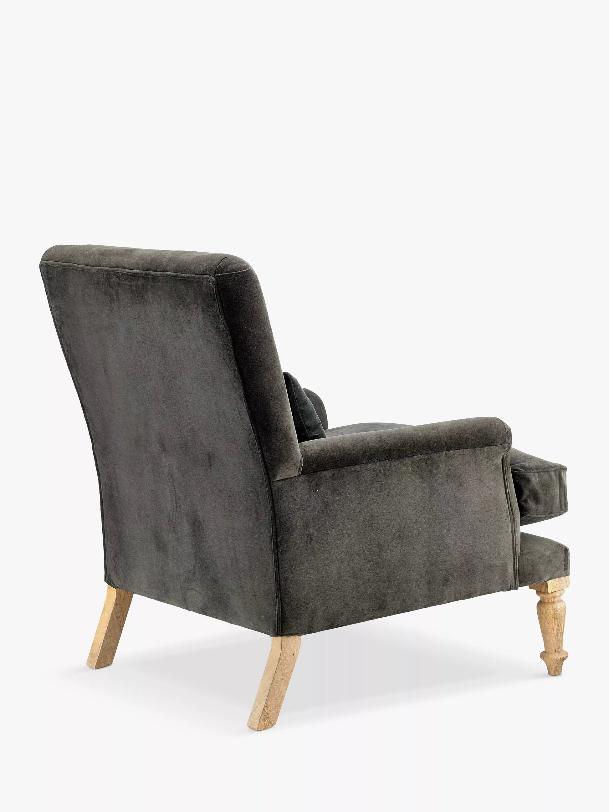 Nkuku Nalla Velvet Armchair  Moss Green
