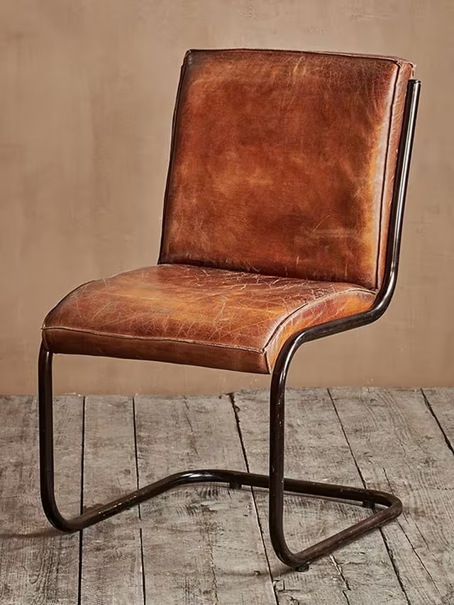 Nkuku Narwana Leather Desk Chair  nkuku Narwana Leather Desk Chair, Aged Tan